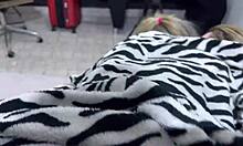 Half-Siblings Lick And Get Fucked Under Blanket.