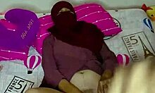 Muslim Wife in Hijab with Stepfather