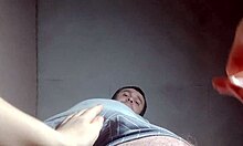 korean girl skillfully sucks and mouth fucked by meaty cock