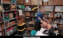 Aurora Winters Caught Shoplifting, Fucked By Mall Cop