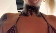 sitting on the dick while doing gym exercises feels so good