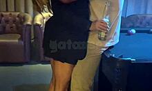 Blonde Wife Fucks BBC In Swingers Cabin