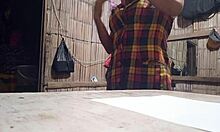 Intense muscular friend visits countryside house for dirty sexual proposals in real homemade porn