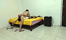 stepmother offers stepson a special night, the dirty girl enjoys homemade missionary blowjob