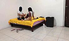 stepmother offers stepson a special night, the dirty girl enjoys homemade missionary blowjob