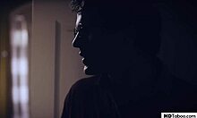 My stepsis Athena Faris becomes a total cum addict whore