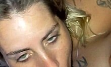 see this blonde babygirl with big tits and ass get fucked sloppy in the dorm 😍