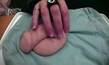 playing with soft fake toy