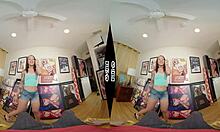 Wankzvr features Holly Hendrix in hardcore POV sex scene