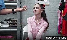 Officer Nicky Rebel says, 'I noticed your dumb plan, Daisy Fox, come to my office'