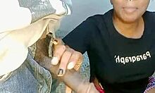 african teen sloppy blowjob