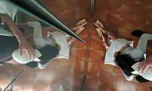 preview - milf sucks cocks for money with big cumshot in mouth