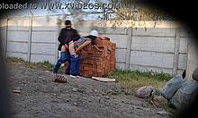 sexy latina flashes pussy at work, caught on security cams for public fetish fun 😏