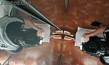 preview - milf sucks cocks for money with big cumshot in mouth