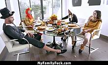 Stepfamily says, Let's have a foursome on the table