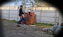 sexy latina flashes pussy at work, caught on security cams for public fetish fun 😏