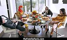 Stepfamily says, Let's have a foursome on the table