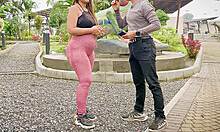 Danna Paola's stepsister has a huge ass and they have sex together