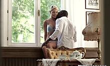 Teen kimber delice takes bbc in ass and mouth for interracial fun