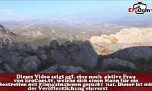 German Blonde Teen 18+ Fucks Outdoor With User In Sunglasses