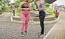 Danna Paola's stepsister has a huge ass and they have sex together