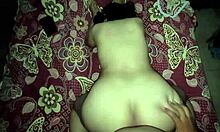 Cute Chubby Mexican Girl Rides Huge Cock with Big Ass in Doggystyle Position Moaning Loudly and Gaping