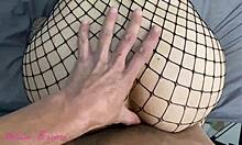 Pau grande destroys my pussy and cums on my face in sheer red