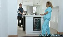 Black Teen Delivers Intense Blowjob And Rides Hard!