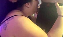 sucking my favorite cock leads to titty fuck with big natural tits and deepthroat