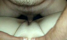 Fucking neighbors busty wife hard in wet shaved pussy