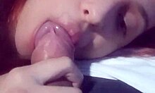 ele gozou e eu continuei mamando o pau gozado