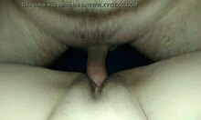 Fucking neighbors busty wife hard in wet shaved pussy