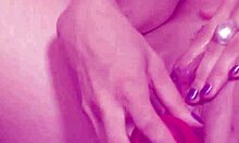 Brunette babe intensely masturbates with toys