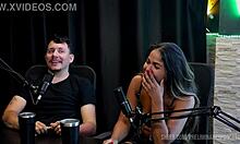 Best moments of the hot couple in prelim podcast with bia hot - part 1 on sheer red