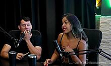 Best moments of the hot couple in prelim podcast with bia hot - part 1 on sheer red