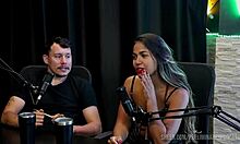 Best moments of the hot couple in prelim podcast with bia hot - part 1 on sheer red
