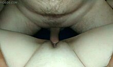 Fucking neighbors busty wife hard in wet shaved pussy