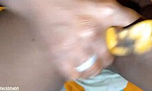 South Mallu Aunt Inserts Big Banana Into Her Pussy During Solo Play