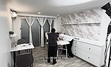 Juan Bustos Voyeur Footage of Karolin Gomezxx and Millan Rodriguez Behind the Scenes