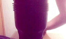 Gazzadomm me fucking my fleshlight male toy