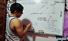 Student Learns Trigonometry Half Angle Formula in Bedroom