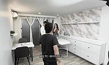 Juan Bustos Voyeur Footage of Karolin Gomezxx and Millan Rodriguez Behind the Scenes