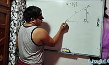 Student Learns Trigonometry Half Angle Formula in Bedroom