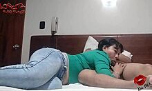 peruvian amateur swallowing deeply