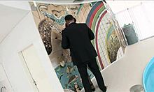 Defrancesca Gallardo Wears High Heels And Glasses While Servicing Penis