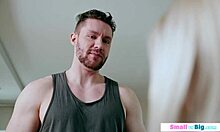 Why does the big guy bang that petite slut neighbor?