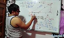 Student Learns Trigonometry Half Angle Formula in Bedroom