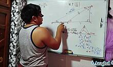 Student Learns Trigonometry Half Angle Formula in Bedroom