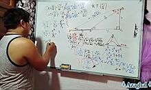 Student Learns Trigonometry Half Angle Formula in Bedroom