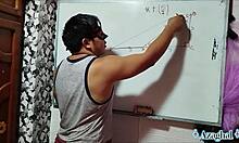 Student Learns Trigonometry Half Angle Formula in Bedroom